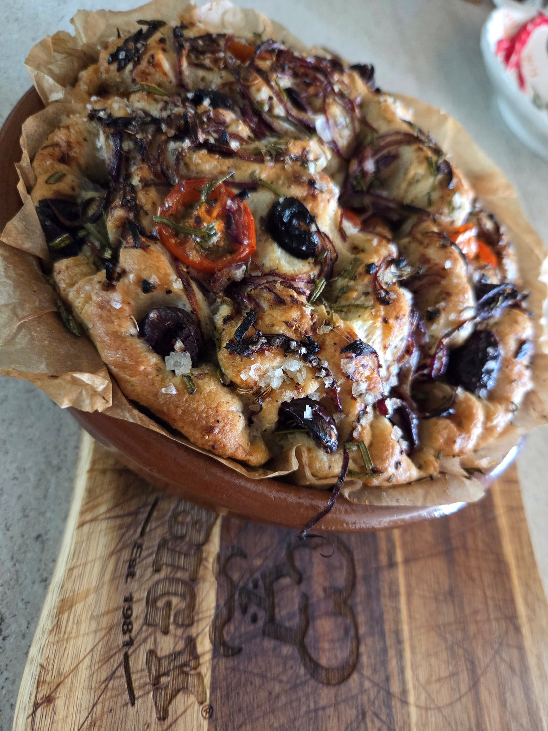 Focaccia Recipe with Kalamata Olives