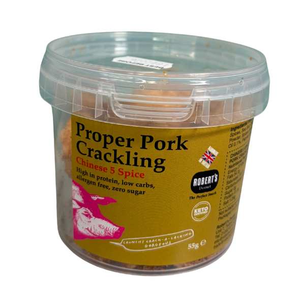 Proper Pork Crackling Chinese 5 Spice 55g