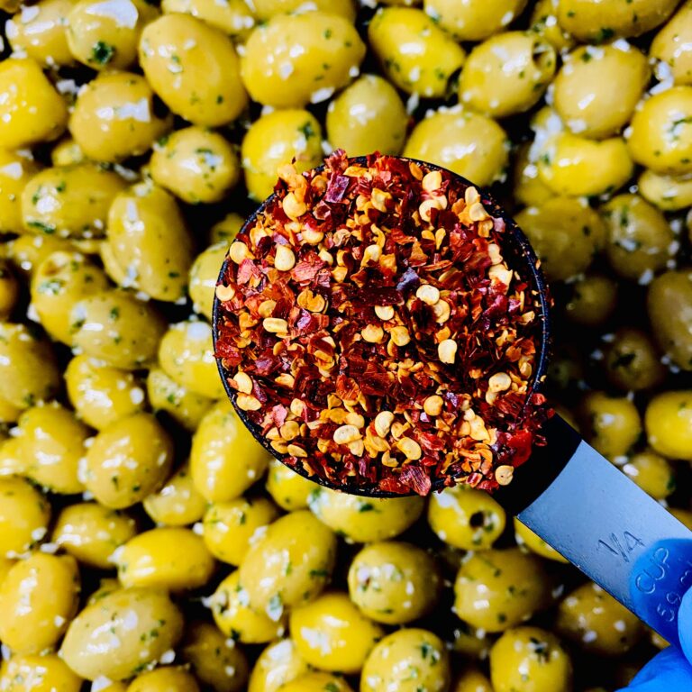 Garlic & Chilli olives