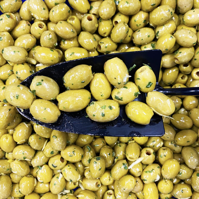 Lemon and tarragon olives